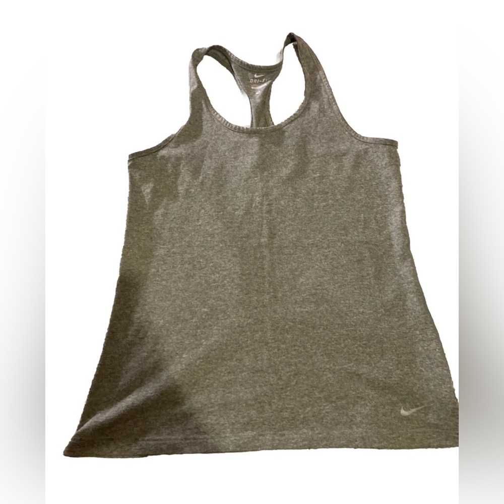 Nike Dri-Fit Women's Heather Gray Tank Top Size Medium